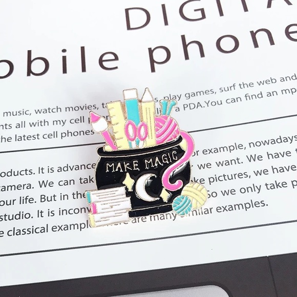 🎉 New Make Magic Witchy Pin - Picture 2 of 5